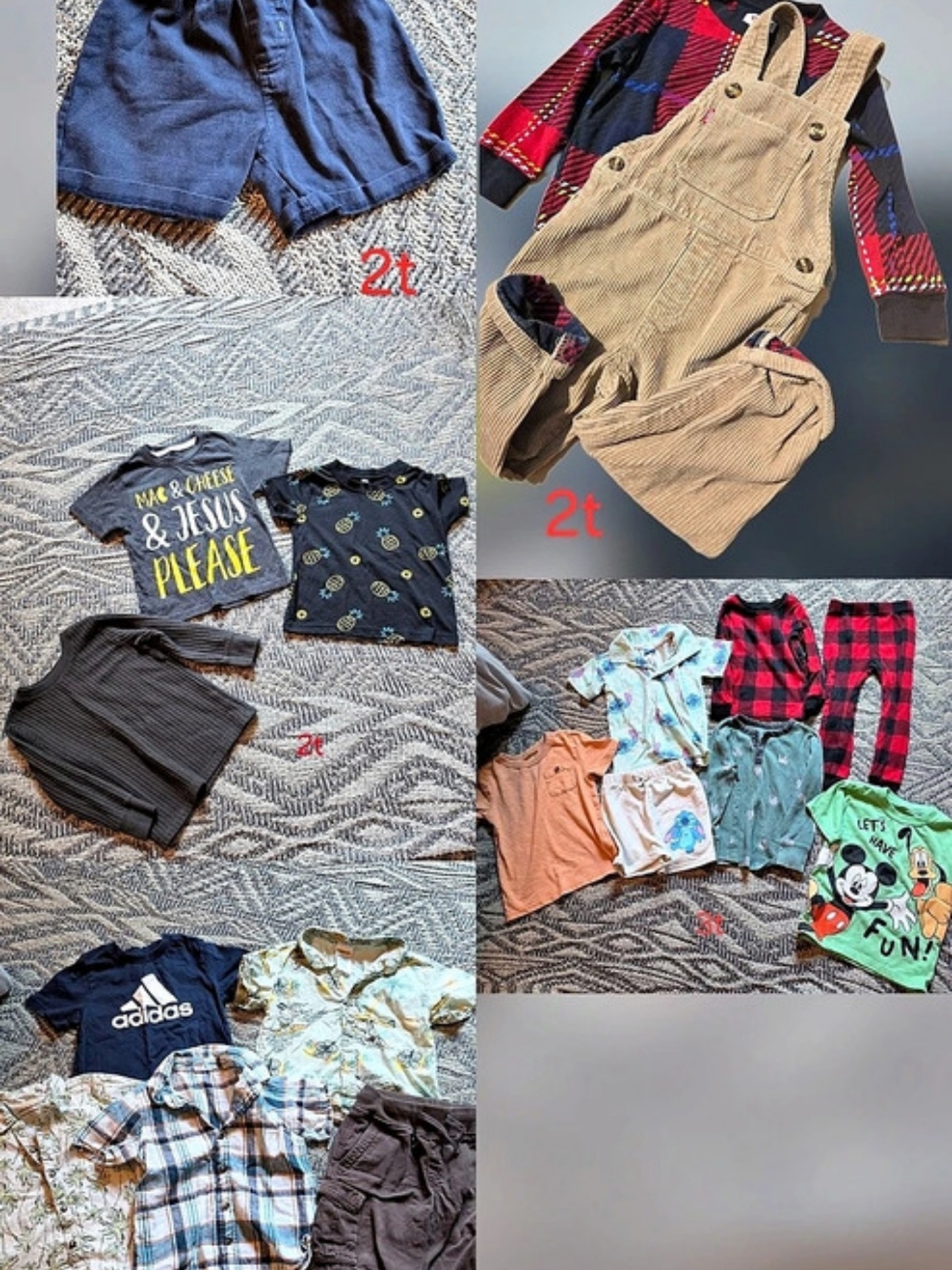 Boys Clothing Bundle Size 2T-4t